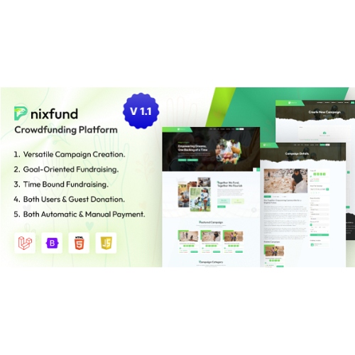 PnixFund – Crowdfunding Platform