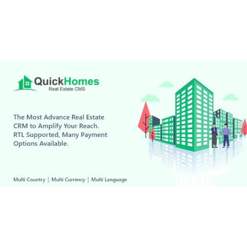 QuickHomes  – Laravel Real Estate Agency Portal Multilingual