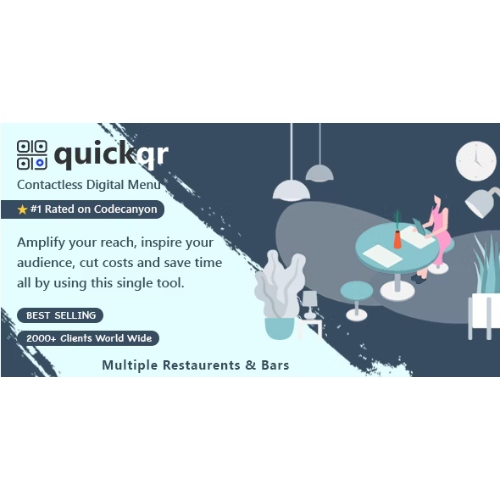 QuickQR Pro – Saas – QR Code Restaurant Menu Maker