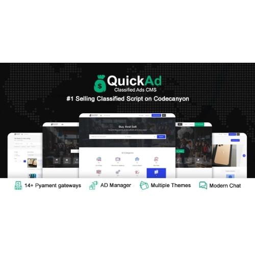 Quickad Classified Ads CMS PHP Script