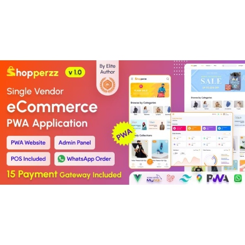 Shopperzz – PWA eCommerce CMS with POS & WhatsApp Ordering | Inventory Management