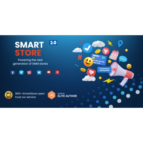 SmartStore – SMM Store Script