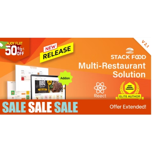 StackFood – React User Website