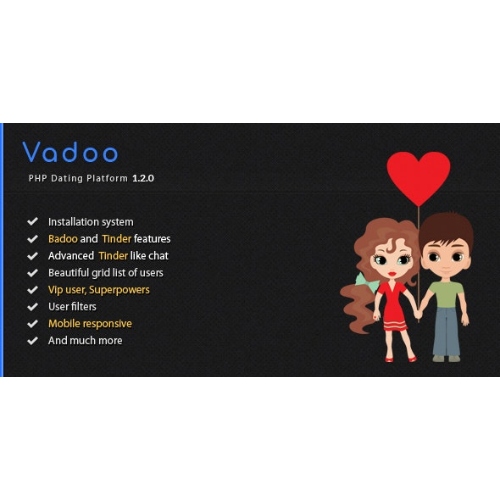 Vadoo – Social network dating script | Social Networking