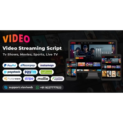 Video Streaming Portal (TV Shows, Movies, Sports, Videos Streaming, Live TV)