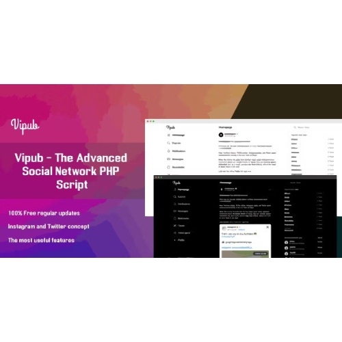 Vipub – The Advanced Social Network PHP Script