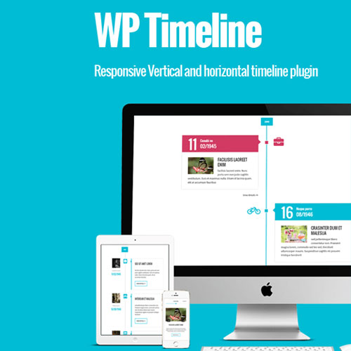 WP Timeline – Responsive Vertical and Horizontal timeline plugin WP Timeline – Responsive Vertical and Horizontal timeline plugin - Görsel 1