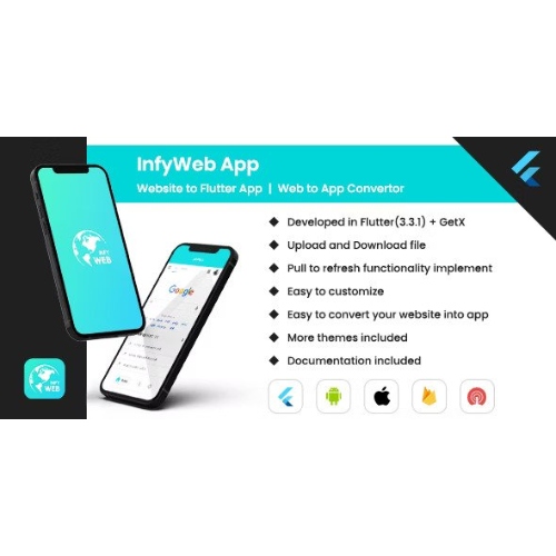 Web to App – Convert Website to Flutter App | Web View App | Web to App Convertor (Android, iOS)
