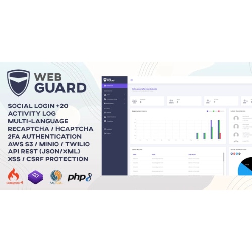 WebGuard – Advanced PHP Login and User Management