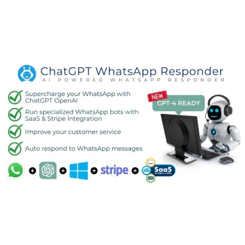 WhatsApp ChatGPT AI Responder + SaaS | WhatsApp Automation