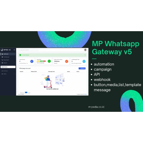 Whatsapp Gateway | Multi Device | mpedia