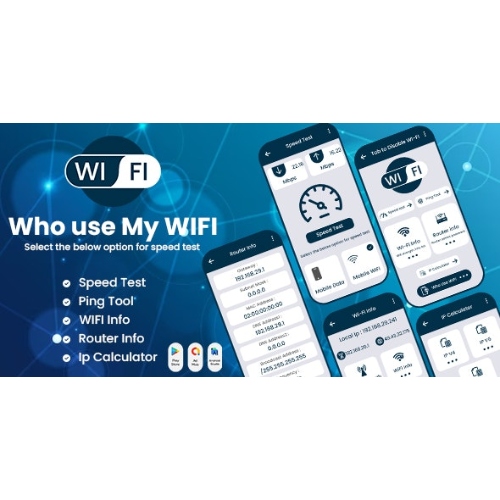 Who Use My WiFi – WiFi Scanner – Network Tools – WiFi Man – Net ScannerWiFi Detector – On My WIFI