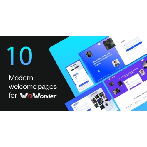 Wonderful – The Ultimate Welcome Page Themes For WoWonder