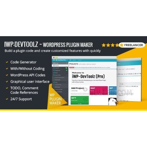 iWP-DevToolz (Pro) – WordPress Plugin Maker + Code Generator