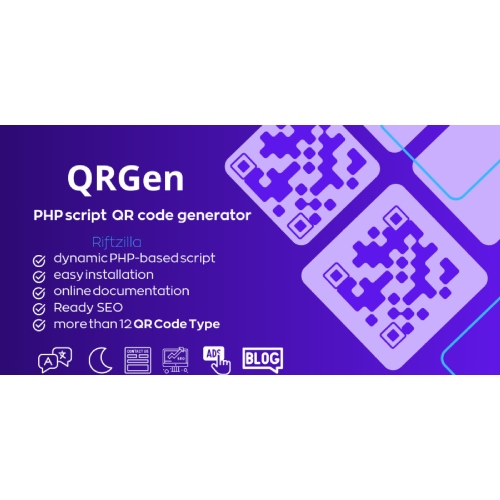 QRGen – Powerful PHP QR Code Generation Script