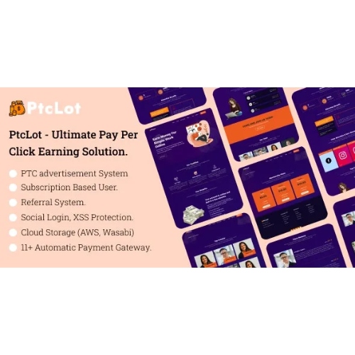 PtcLot – Ultimate Pay Per Click Earning Solution