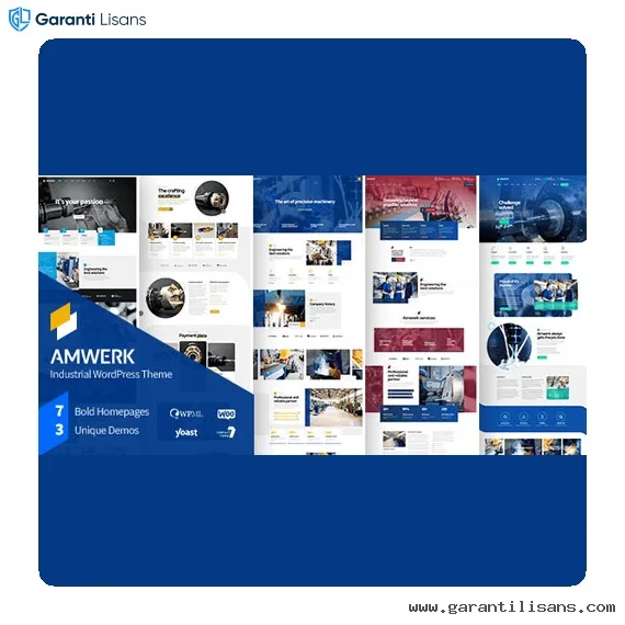 Amwerk – Industry & Corporate Business WordPress Theme Amwerk – Industry & Corporate Business WordPress Theme - Görsel 1
