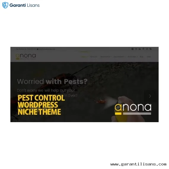 Anona – Pest Control WordPress Theme Anona – Pest Control WordPress Theme - Görsel 1