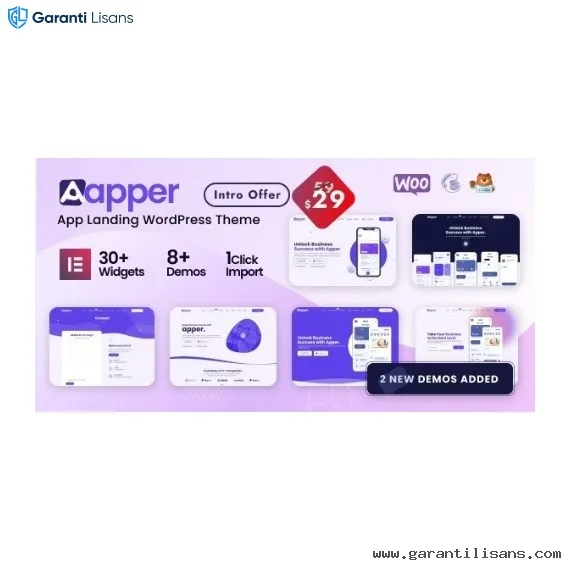 Apper – WordPress Multi-concept App Landing Page Theme