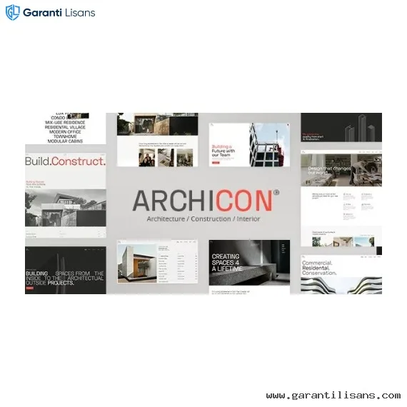 Archicon – Architecture and Construction Theme Archicon – Architecture and Construction Theme - Görsel 1