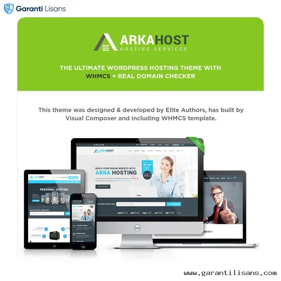 Arka Host – WHMCS Hosting, Shop & Corporate Theme Arka Host – WHMCS Hosting, Shop & Corporate Theme - Görsel 1