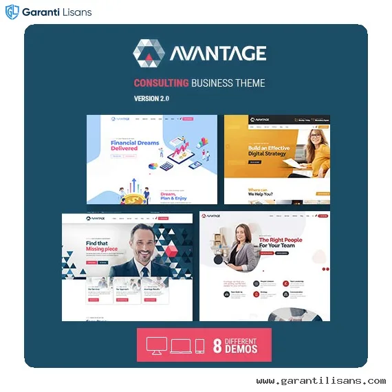 Avantage – Business Consulting WordPress Theme Avantage – Business Consulting WordPress Theme - Görsel 1