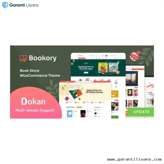 Bookory – Book Store WooCommerce Theme Bookory – Book Store WooCommerce Theme - Görsel 1