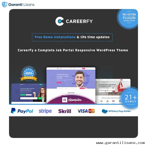 Careerfy – Job Board WordPress Theme Careerfy – Job Board WordPress Theme - Görsel 1