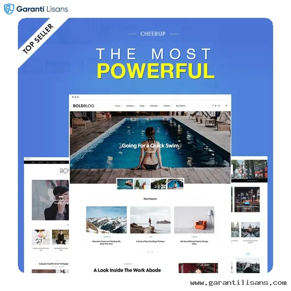 CheerUp Blog / Magazine – WordPress Blog Theme CheerUp Blog / Magazine – WordPress Blog Theme - Görsel 1