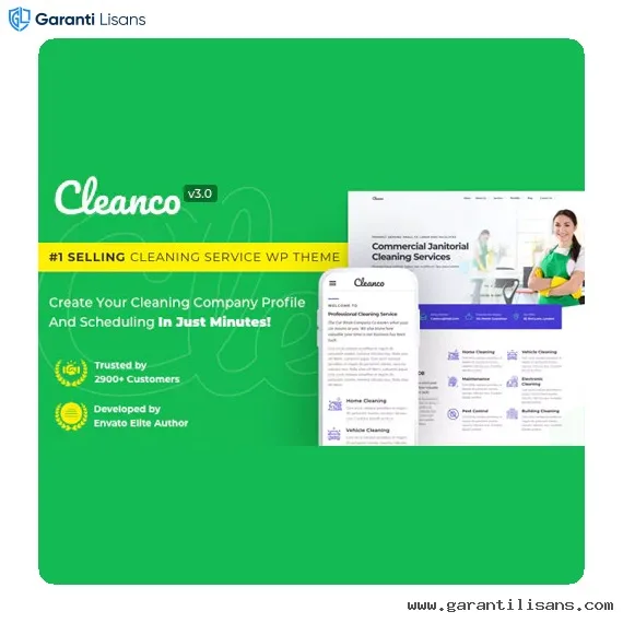 Cleanco – Cleaning Service Company WordPress Theme