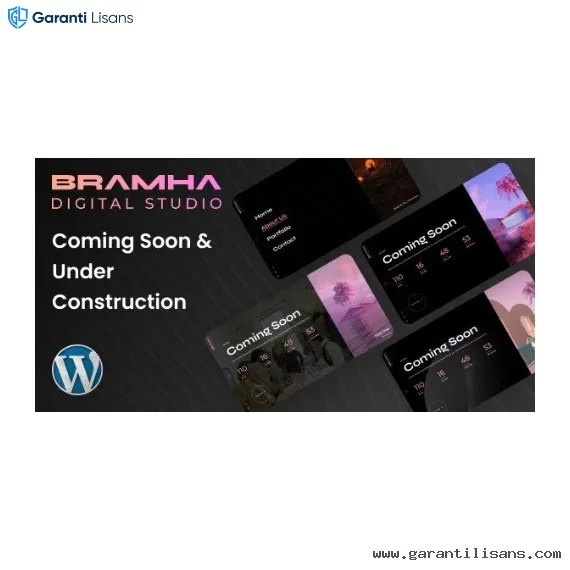 Coming Soon & Under Construction WordPress Theme – Bramha
