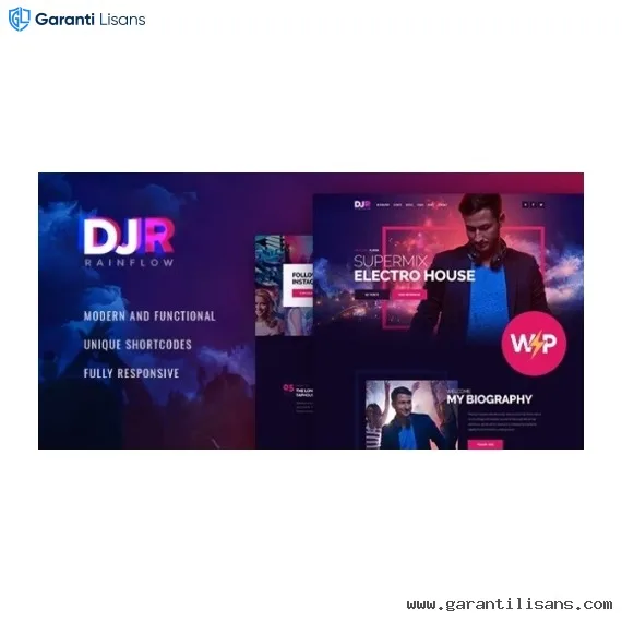 DJ Rainflow | A Music Band & Musician WordPress Theme