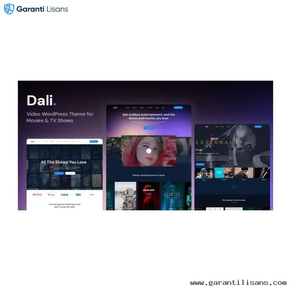 Dali – Movies & TV Shows WordPress Theme