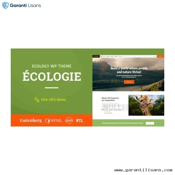 Ecologie – Environmental NGO & Ecology WordPress Theme
