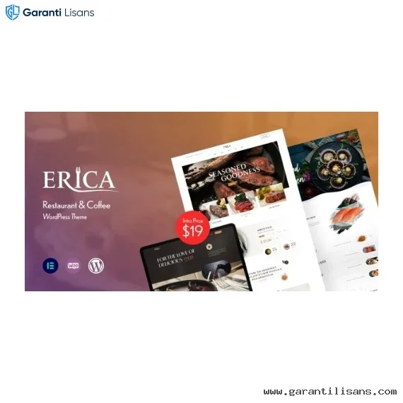 Erica – Restaurant & Coffee WordPress Theme
