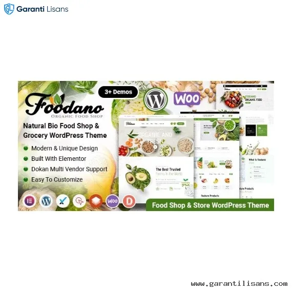 Foodano – Natural Food Shop & Grocery WordPress Theme