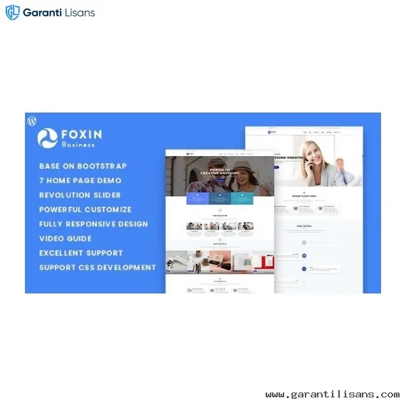 Foxin – Responsive Business WordPress Theme