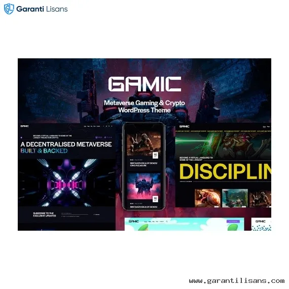 Gamic – Metaverse Gaming & Crypto WordPress Theme