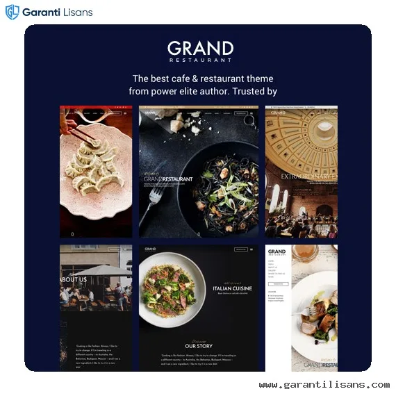 Grand Restaurant Cafe WordPress Theme