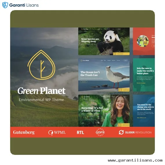 Ecology & Environment WordPress Theme – Green Planet