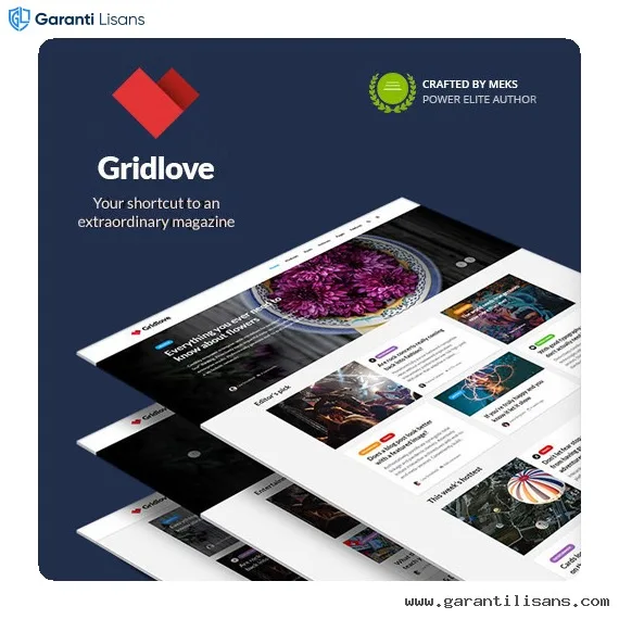 Gridlove – Creative Grid Style News & Magazine WordPress Theme