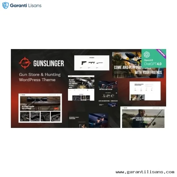 Gunslinger — Gun Store & Hunting WordPress Theme