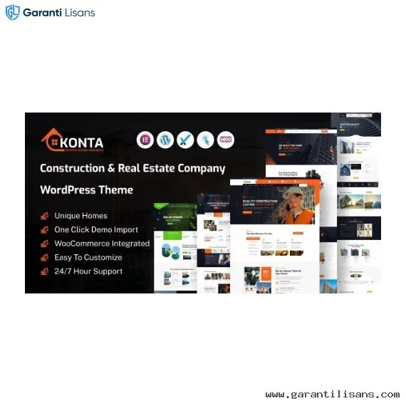 Konta – Construction and Real Estate Company WordPress Theme