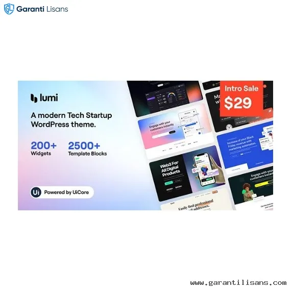 Lumi – Tech Startup WordPress Theme