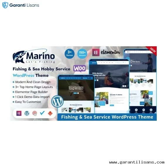Marino – Fishing & Sea Hobby WordPress Theme
