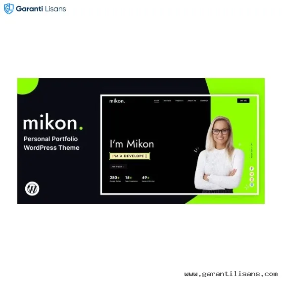 Mikon – Personal Portfolio WordPress Theme