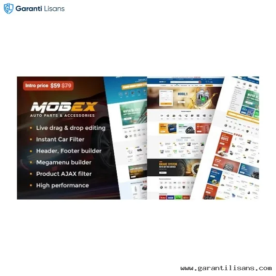 Mobex – Auto Parts WordPress Theme