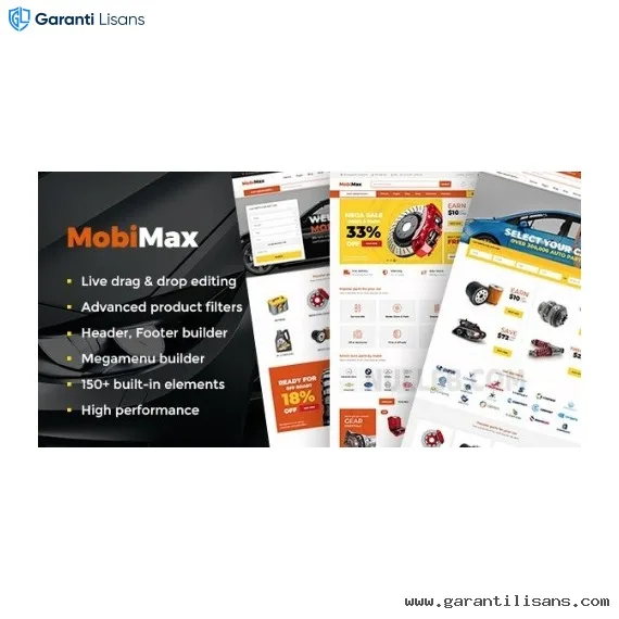 Mobimax – Auto Parts WordPress Theme + WooCommerce Shop