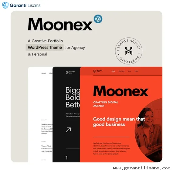 Moonex – Agency & Portfolio WordPress Theme