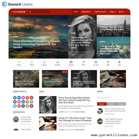 MyThemeShop Interactive WordPress Theme MyThemeShop Interactive WordPress Theme - Görsel 1